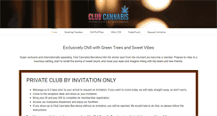 Desktop Screenshot of clubcannabisbarcelona.com